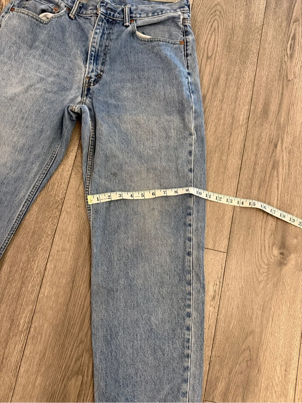 Levi 550 Relax Straight Vintage Light Wash 34x30 Men’s Denim Jean Pants